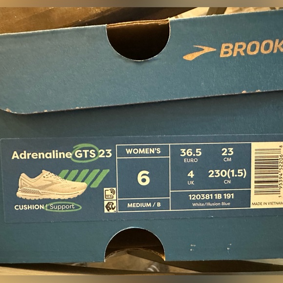 Used Brooks Adrenaline GTS 23 size 6.5 - Picture 6 of 6
